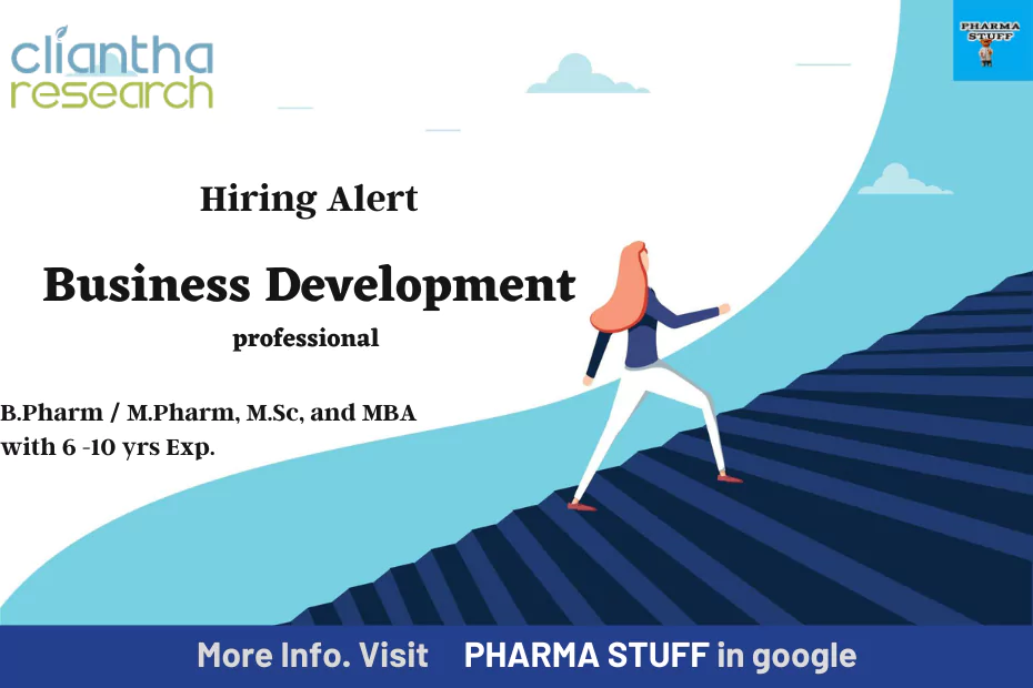 Cliantha Research jobs; Business Development professional