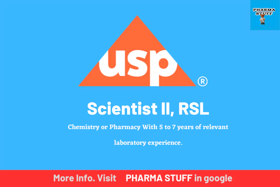 USP Hiring Laboratory Scientist