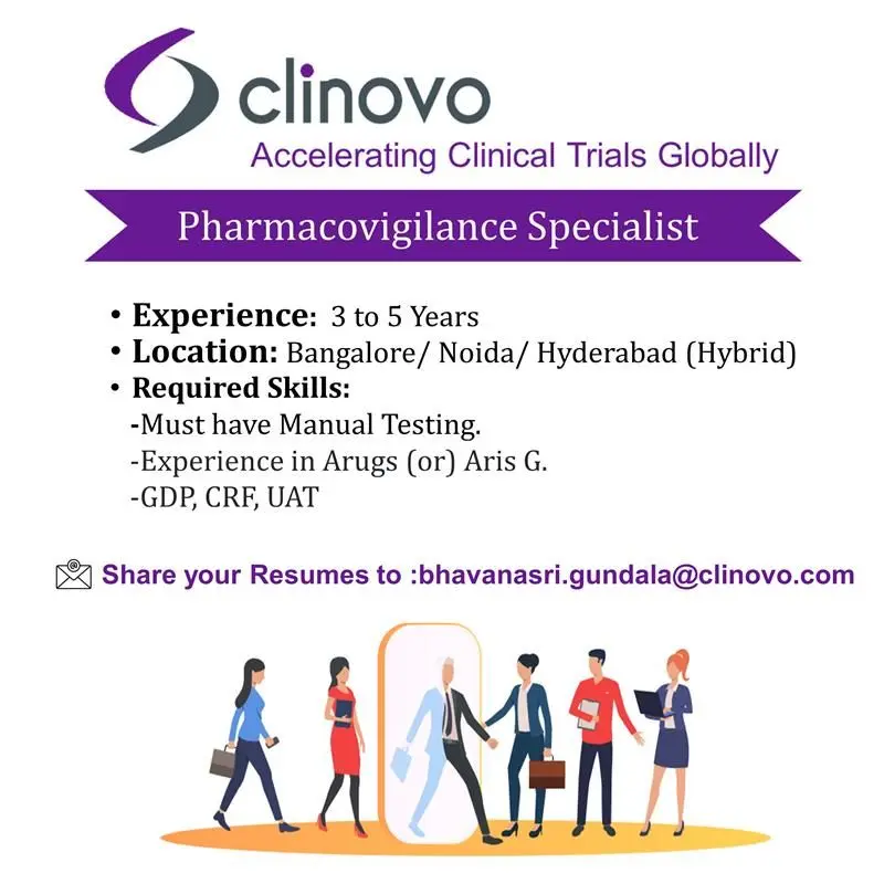 Clinovo Hiring Pharmacovigilance