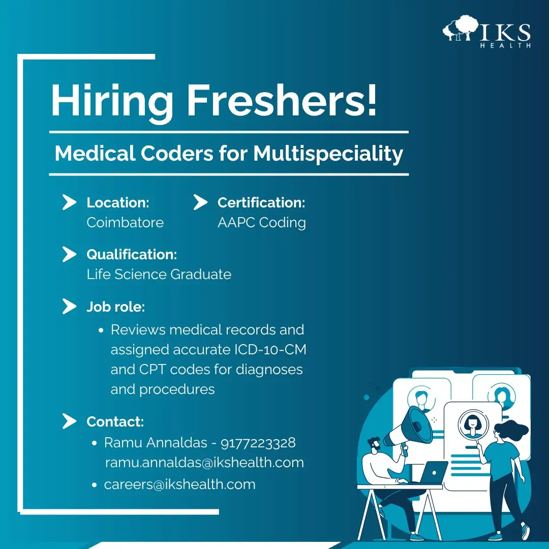 IKS Health Hiring Medical Coding (Multispeciality)