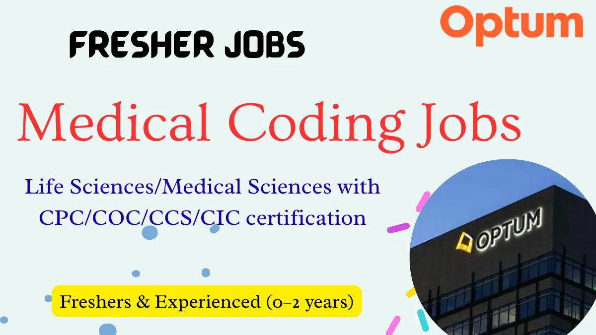 Optum Medical Coding Jobs for Certified Life Science Graduates