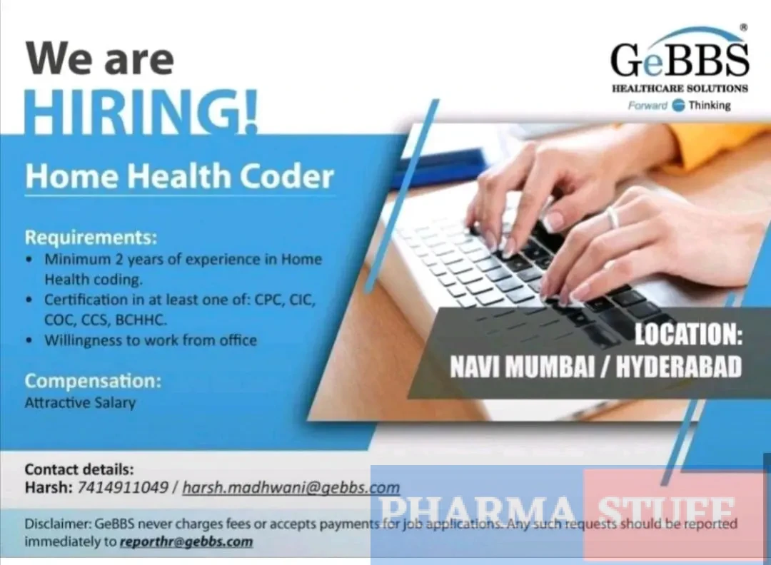 GeBBS Healthcare Solutions Hiring Home Health Coder