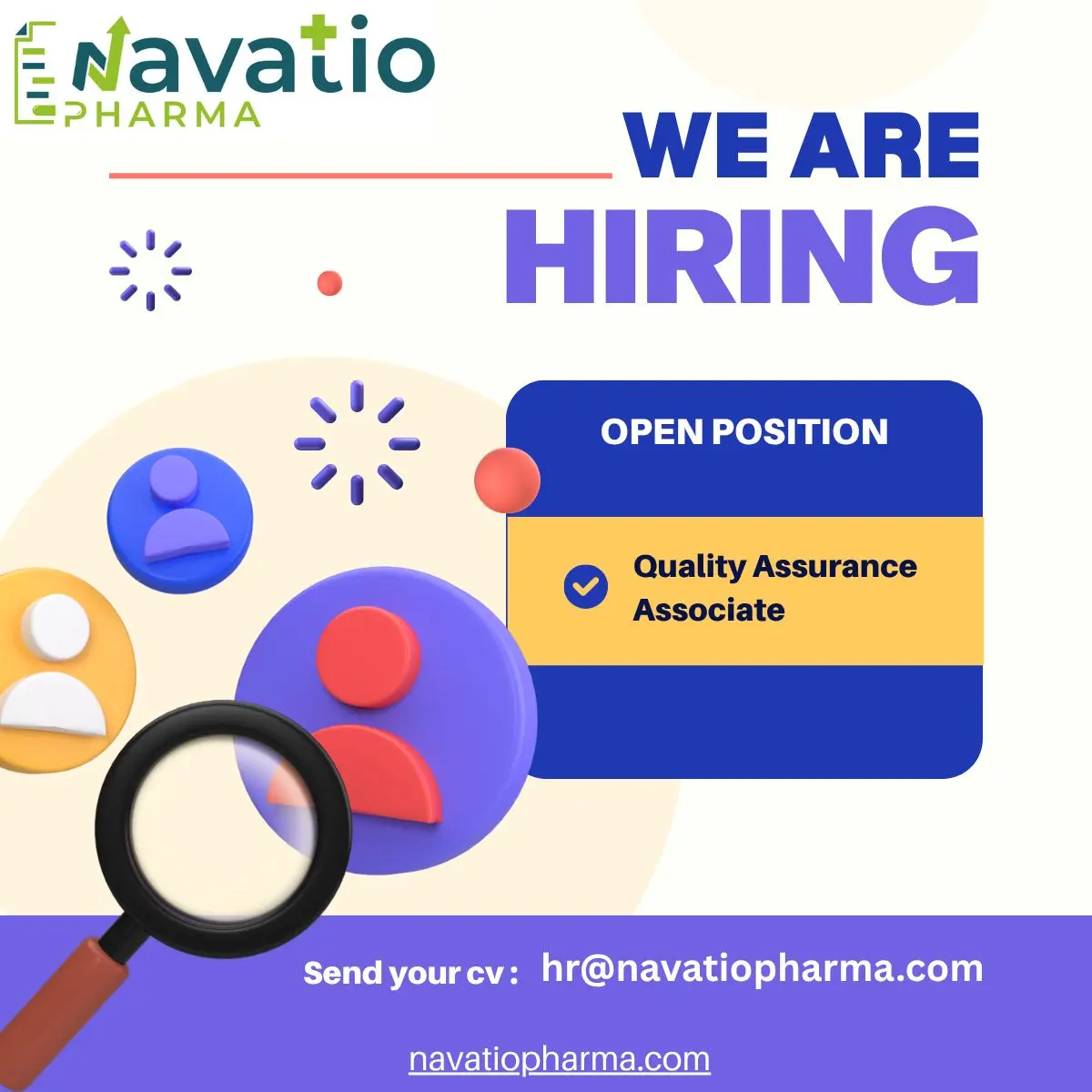 Navatio Pharma Hiring Quality Assurance Associate