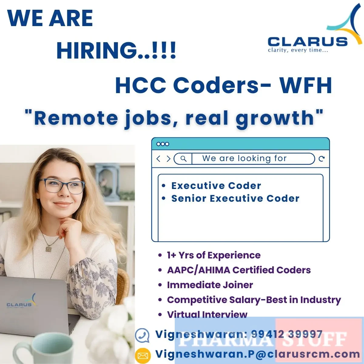 Work From Home Medical Coding Jobs at Clarus RCM (1)