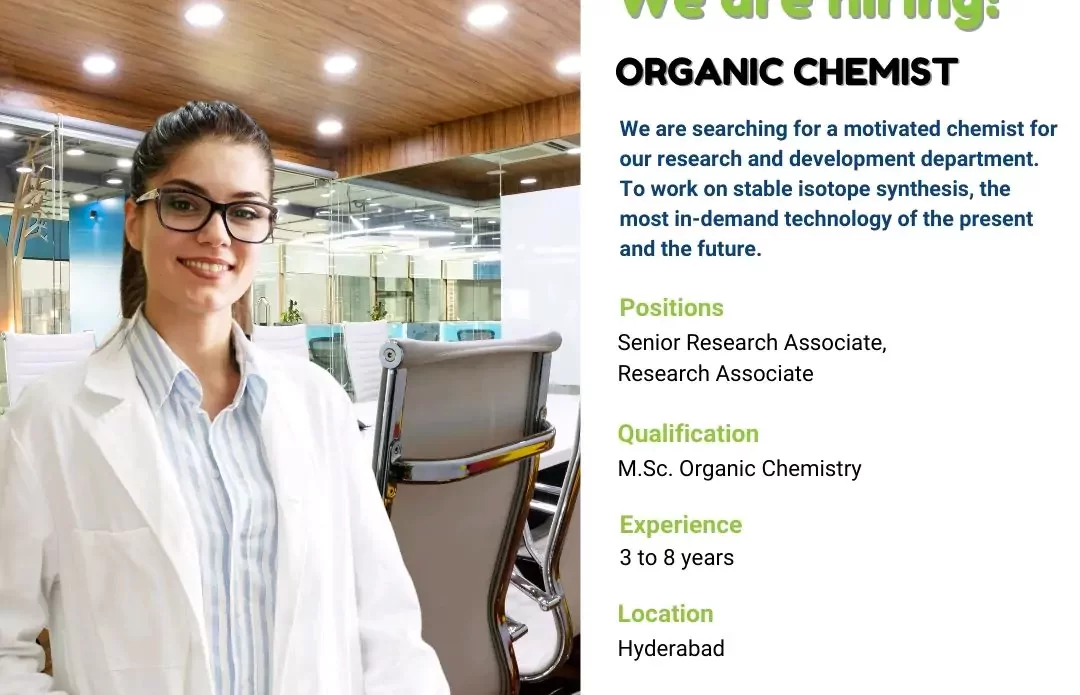 Clearsynth Hiring Msc Chemistry Candidates for R&D department