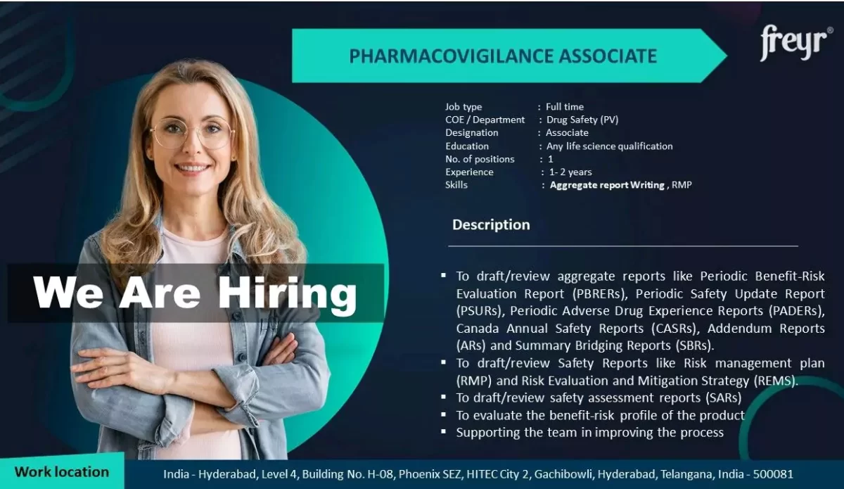 Pharmacovigilance Jobs in Hyderabad for all Lifesciences Candidates