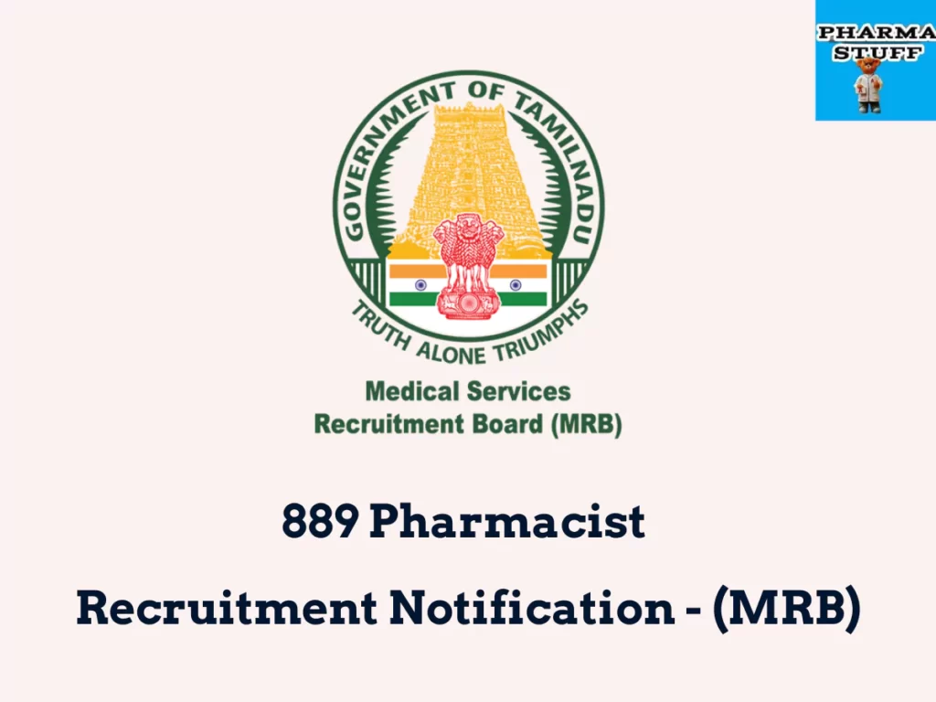 889 Pharmacist Recruitment Notification - Medical Services Recruitment Board (MRB)