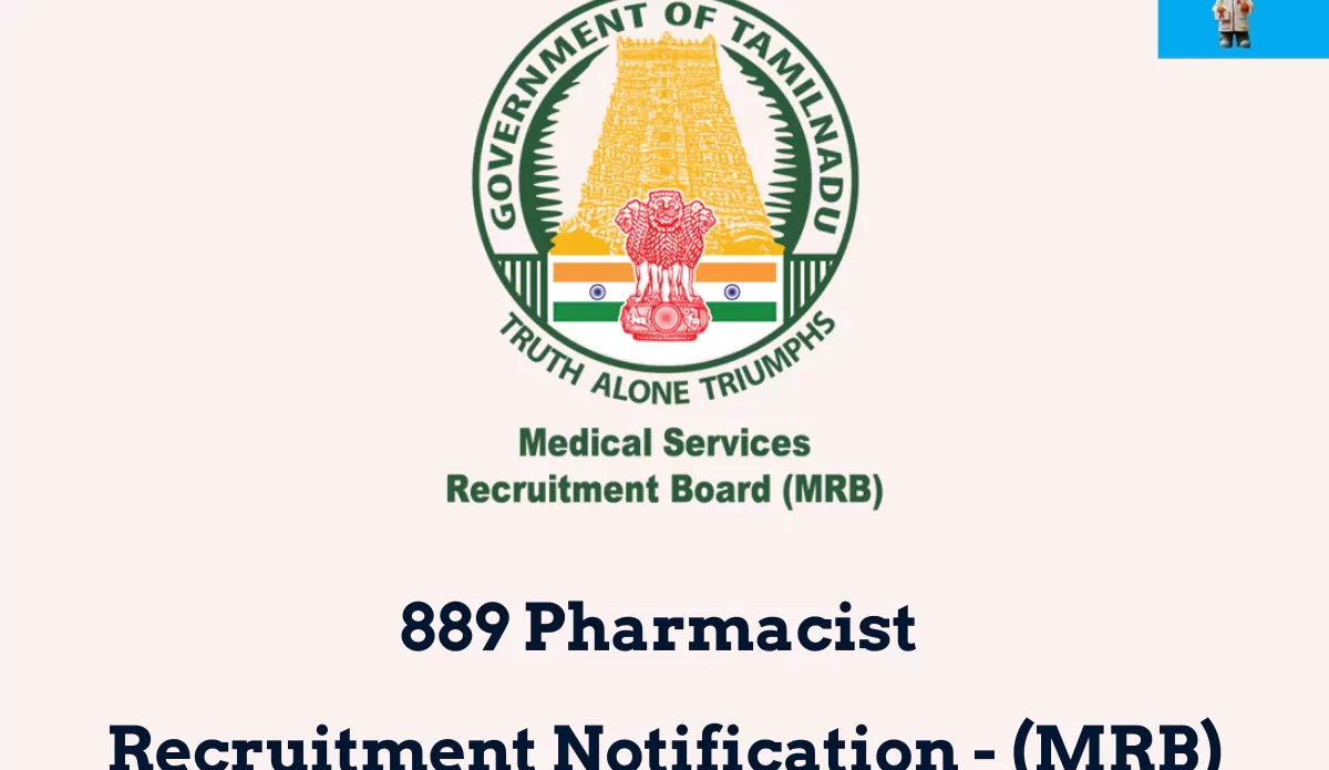 889 Pharmacist Recruitment Notification - Medical Services Recruitment Board (MRB)