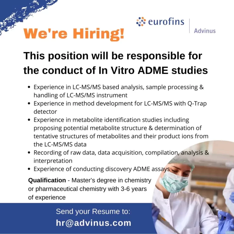 In Vitro ADME Studies Expert