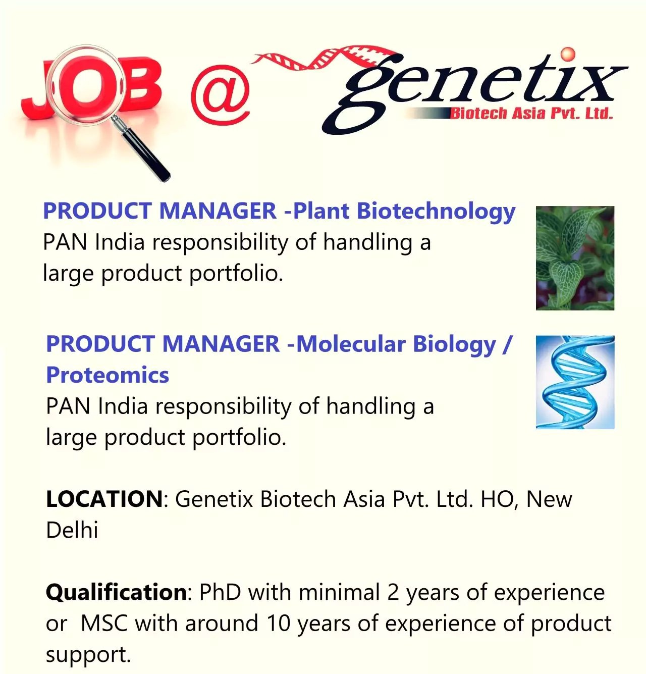 %titl genetixs biotech asia pvt ltd hiring product development6954168292163959420