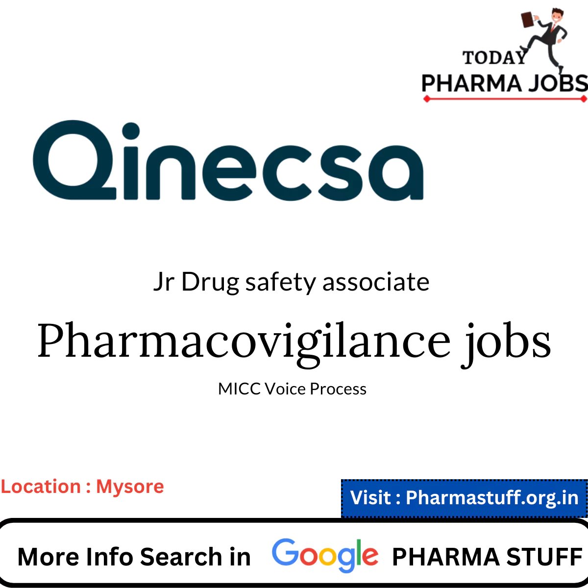 pharmacovigilance drug safety associate jobs qinecsa263076814078466570