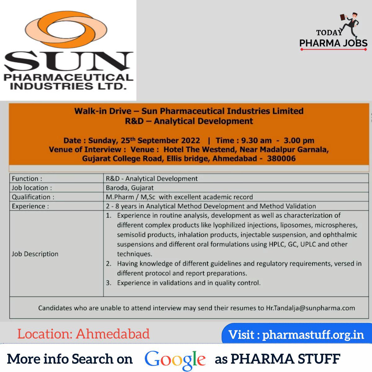 %titl sun pharma walk in rd analytical development baroda938488624669487719.