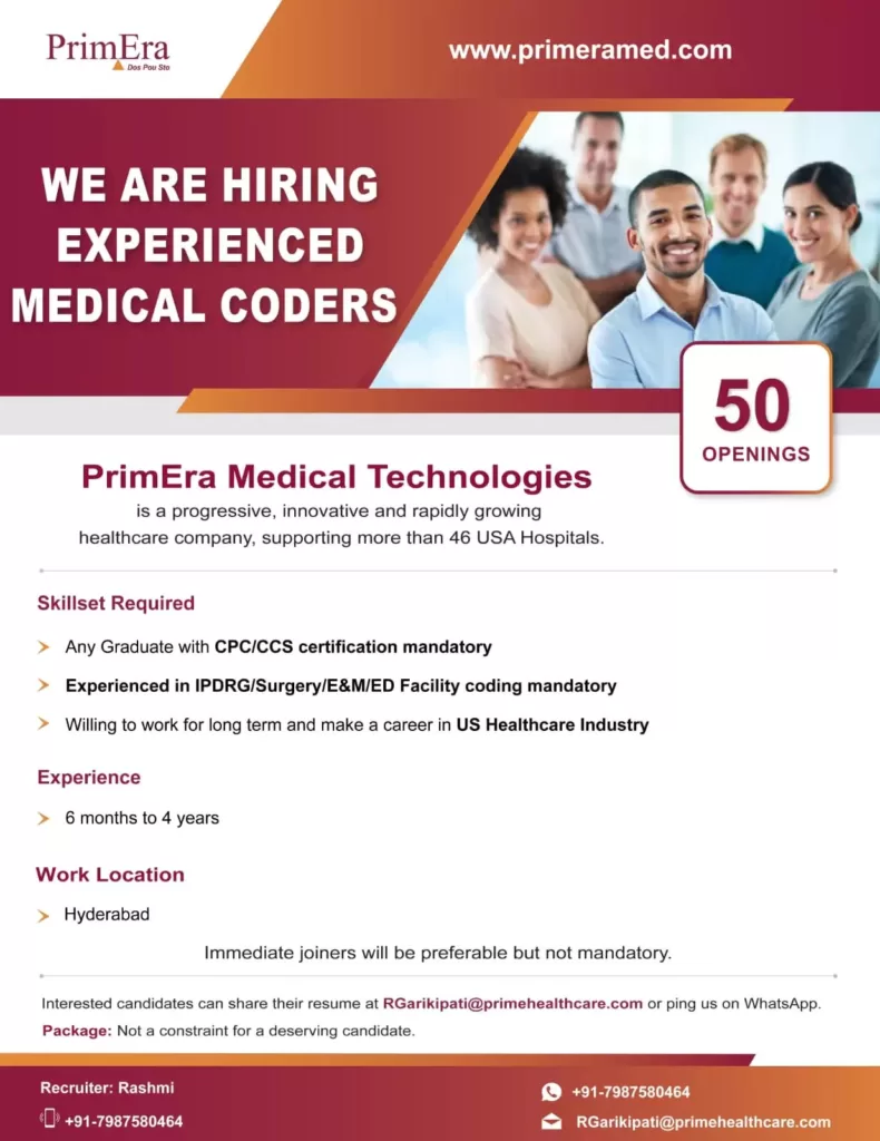 50 medical coding job vacancies in hyderabad377040590370550538