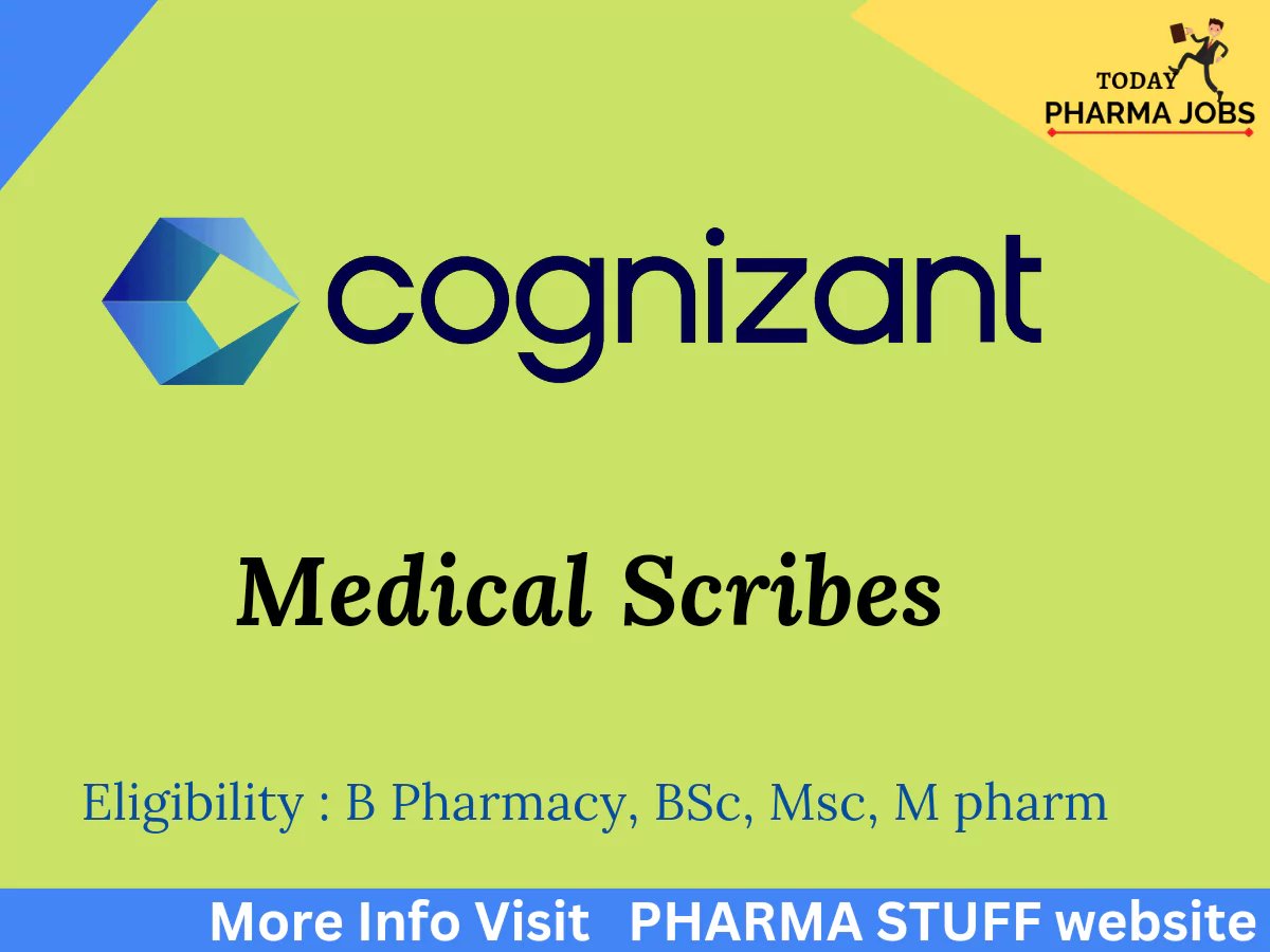 Cognizant Hiring Medical Scribes in India; VIRTUAL MEDICAL SCRIBE