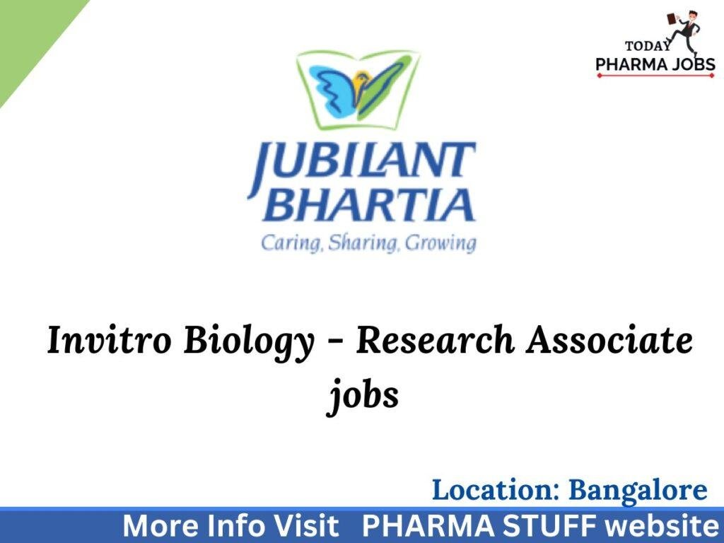 jubilant biosys is hiring for research associate 2404579564611313562.