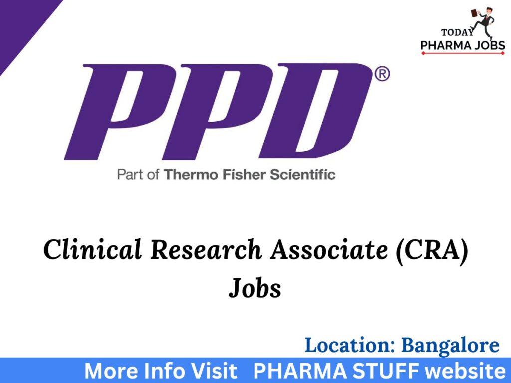 PPD Clinical Research Associate Job openings in India