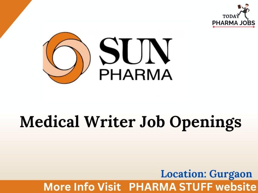 sun pharma medical writer jobs gurgaon 6300506846612100858.