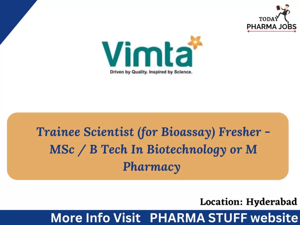 trainee scientist for bioassay fresher jobs in hyderabad3951584597023746868