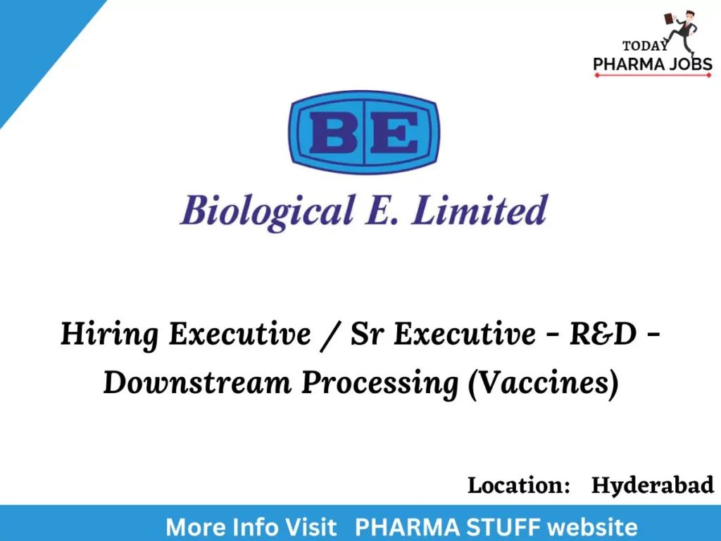 biological e hiring downstream process executive8478771962308294815