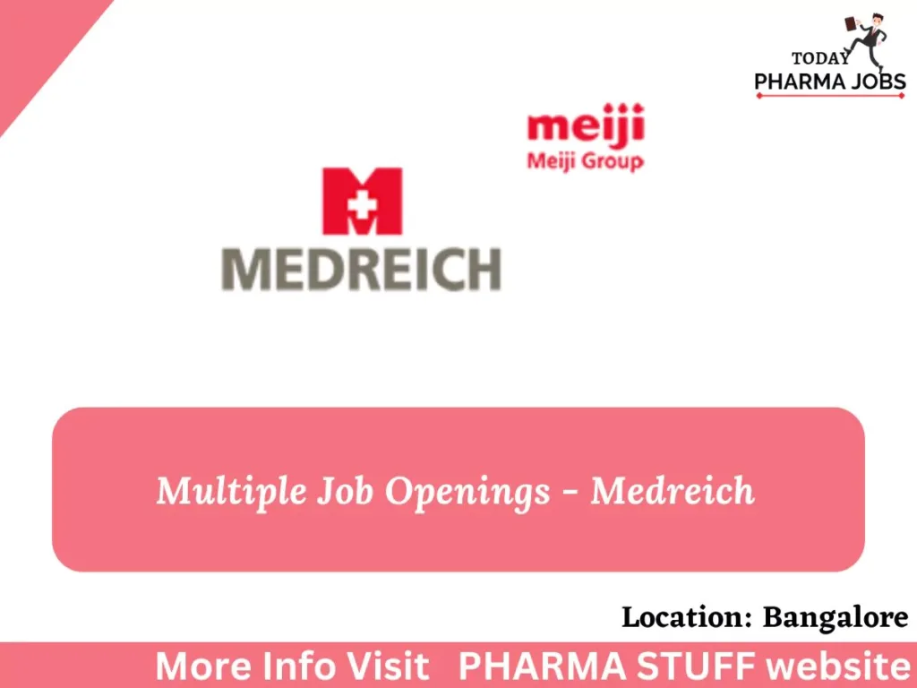 medreich pharma job vacancy bangalore741575457727516212