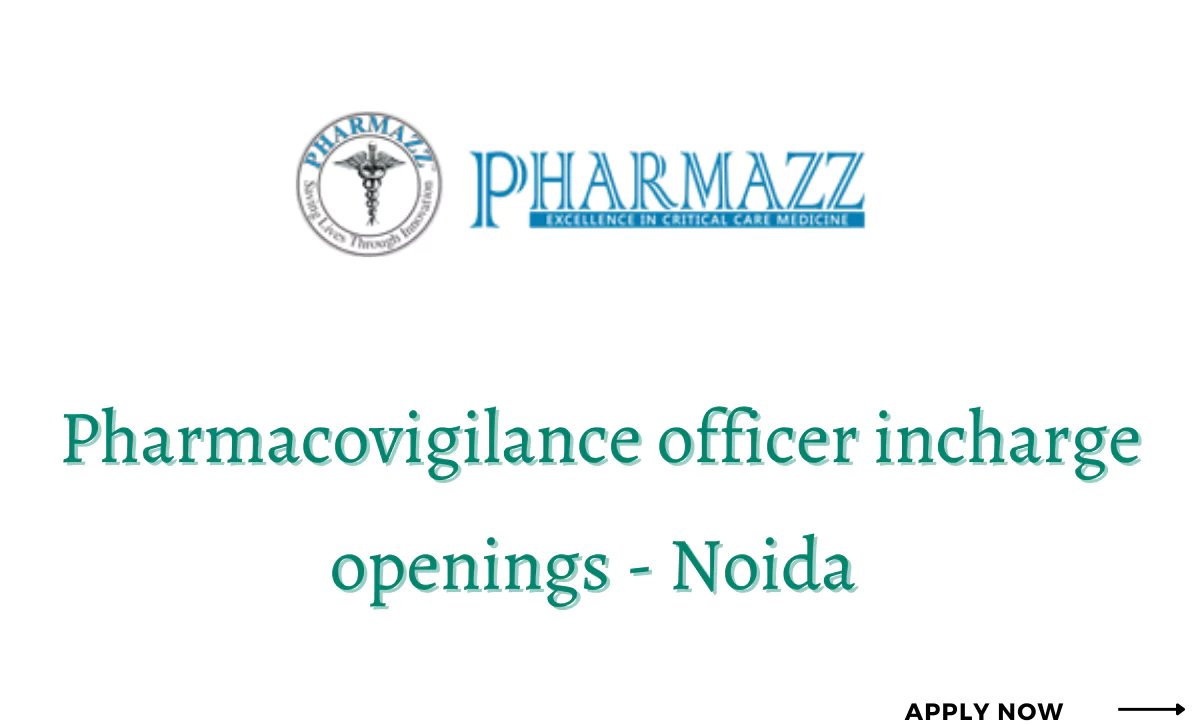 %titl pharmacovigilance officer incharge openings at noida pharm7546743819991218764