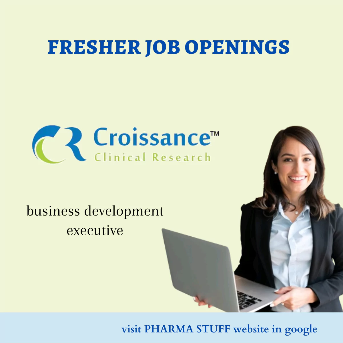 Croissance Clinical Research fresher jobs in hyderabad