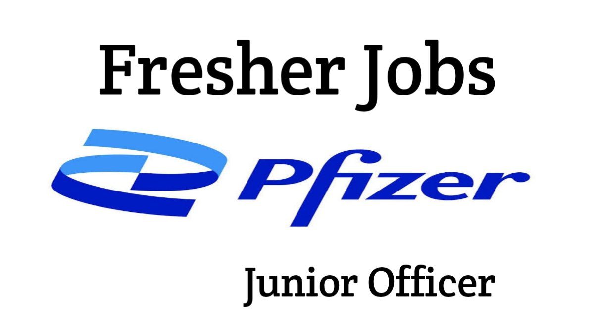 Pfizer Junior Officer Fresher & Experience D pharmacy & Engineering Students 2022