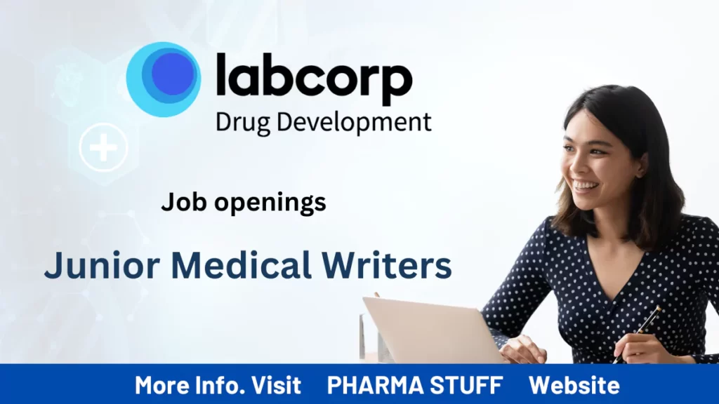 LabCorp hiring notification for junior medical writers