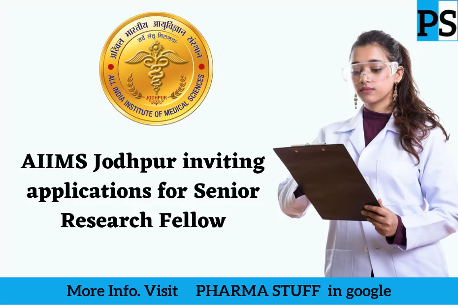 AIIMS Jodhpur inviting applications for Senior Research Fellow