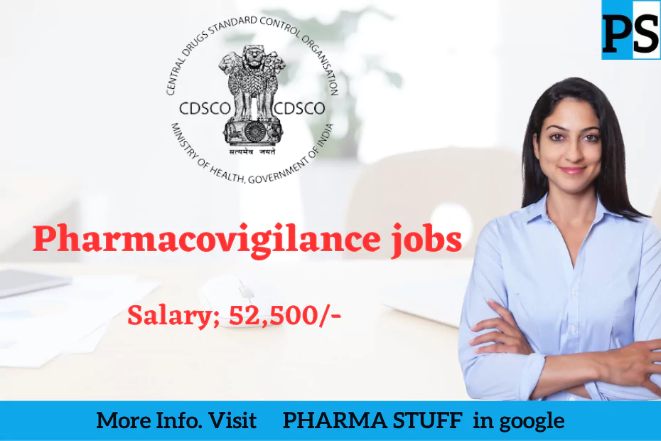 CDSCO Pharmacovigilance TDA Recruitment