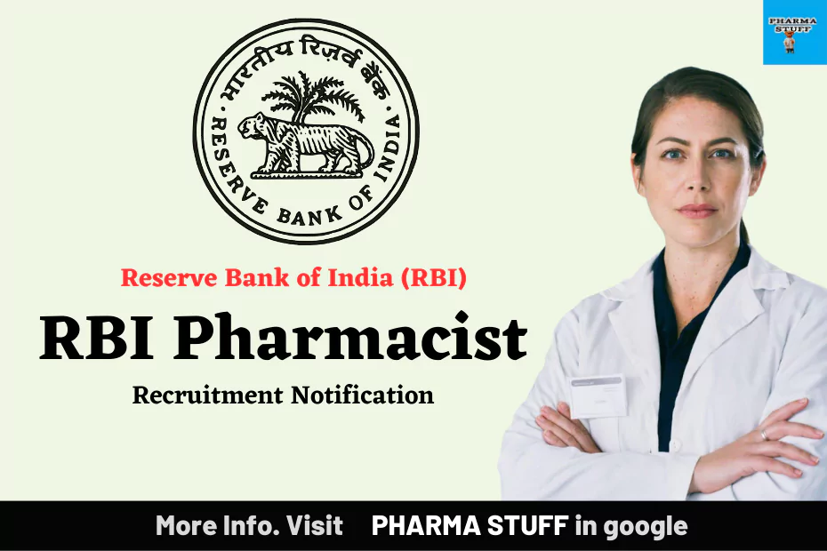 RBI Pharmacist Recruitment 2023