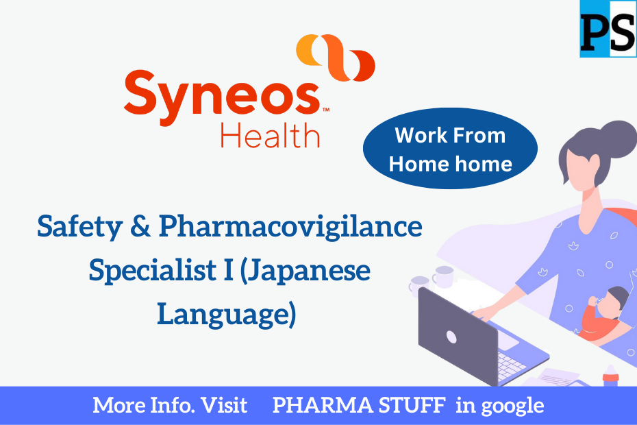 %titl Safety and Pharmacovigilance Specialist I Japanese Language at Syneos Health