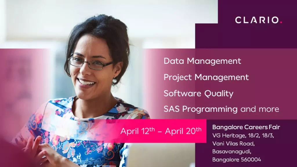 Clario Hiring Data Acquisition Associate for Data Management team in Bangalore