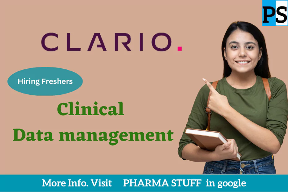 Clinical Data management Fresher jobs Clario