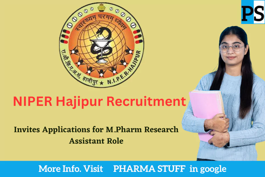 Title: NIPER HJP Invites Applications for M.Pharm Research Assistant Role