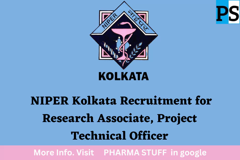 %titl niper kolkata recruitment for research associate project technical officer