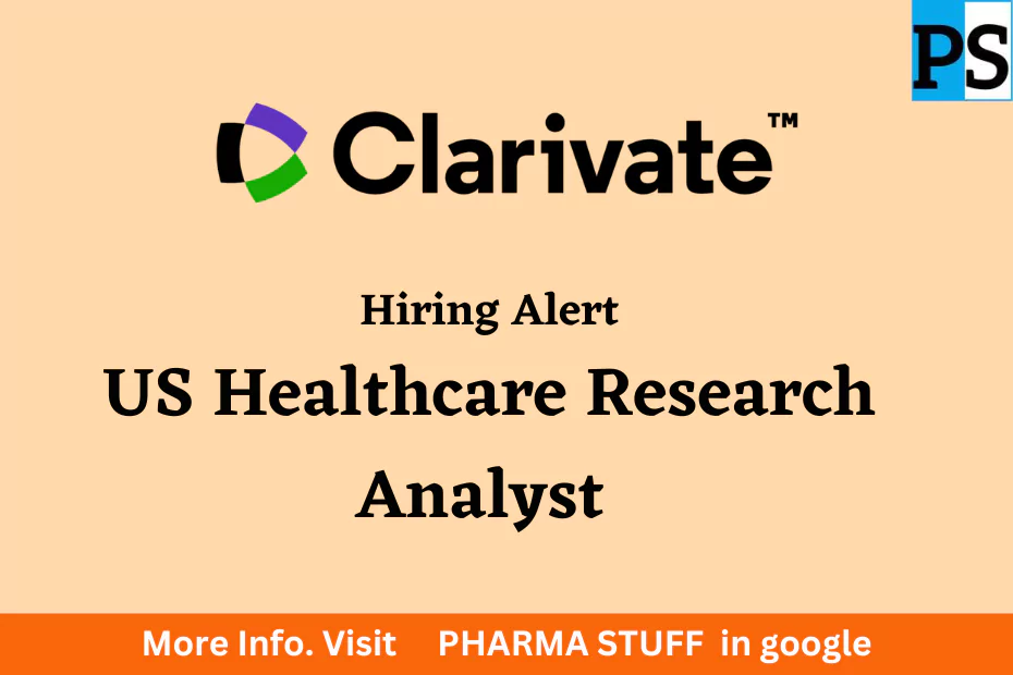 US Healthcare Research Analyst job opportunities for life sciences students