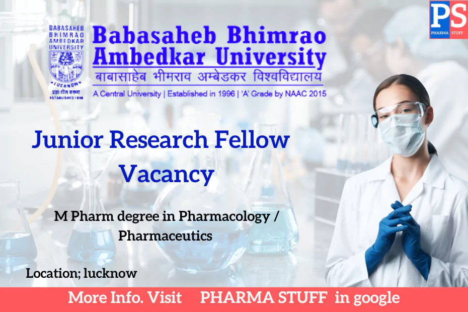 Junior Research Fellow Position at Babasaheb Bhimrao Ambedkar University, Lucknow