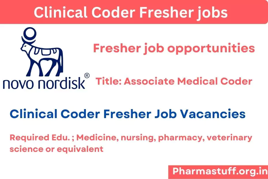 Novo Nordisk Fresher Clinical Coder Job Vacancies