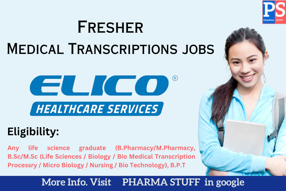 fresher medical transcription process vacancies for all lifesciences students