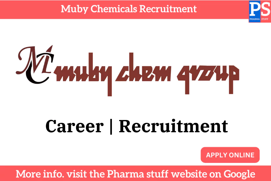 Muby Chemicals Recruitment