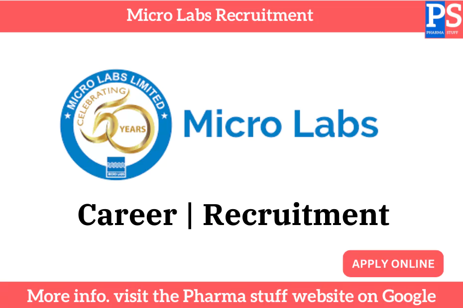 Micro Labs Recruitment