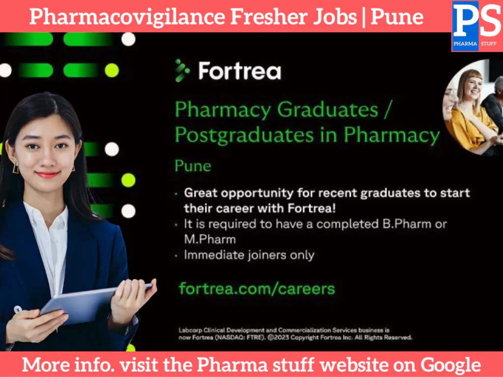 Pharmacovigilance Fresher Job Vacancies in Pune | Fortrea