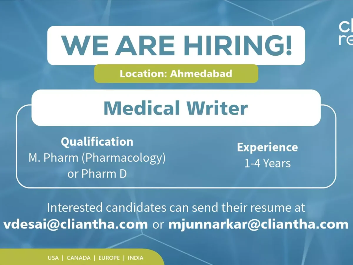 Clíantha Research Opportunities for Medical Writers