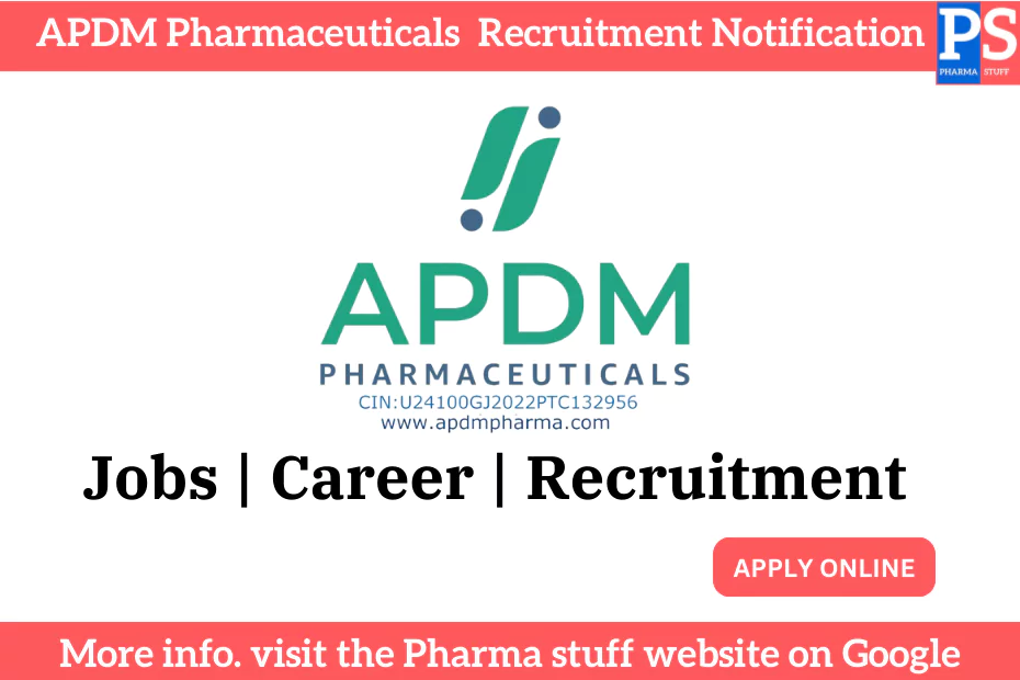 APDM Pharmaceuticals Recruitment Notification