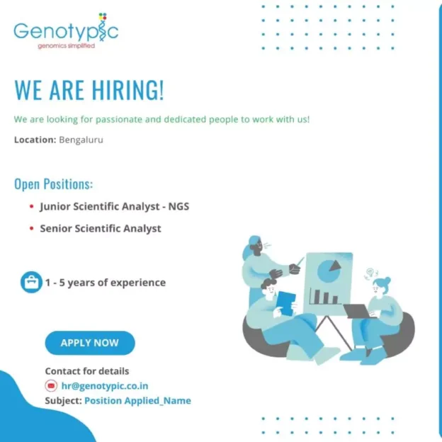 Genotypic is Hiring Scientific Analysts in Bengaluru