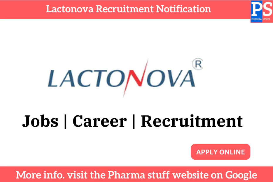 Lactonova Recruitment Notification