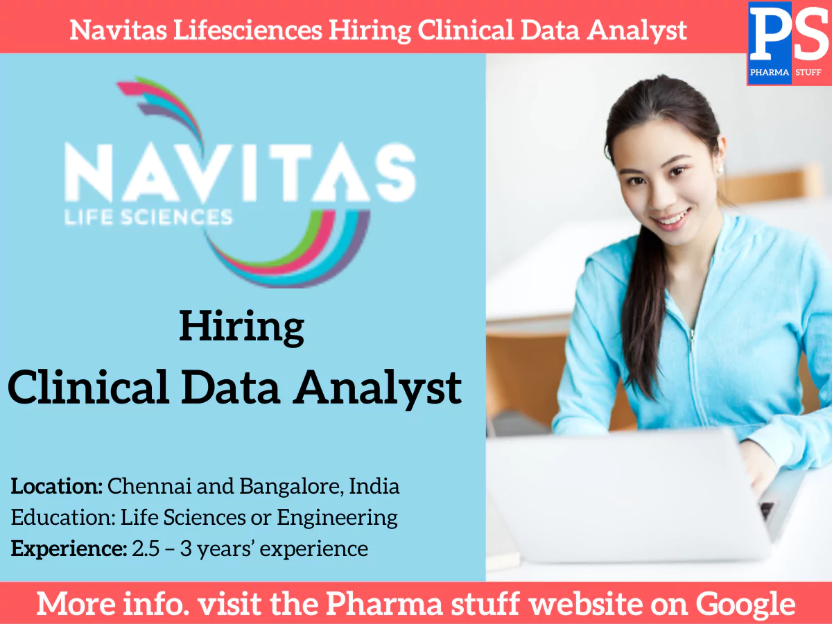 Navitas Lifesciences Hiring Clinical Data Analyst