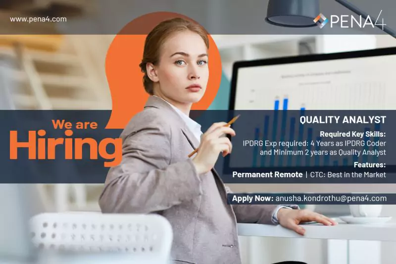 PENA4 Hiring IPDRG Coding Experts as Quality Analysts
