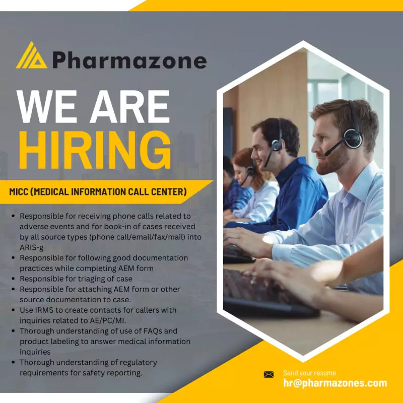 Pharmazone Hiring PV MICC(Medical Information Call Center) Experts in Ahmedabad